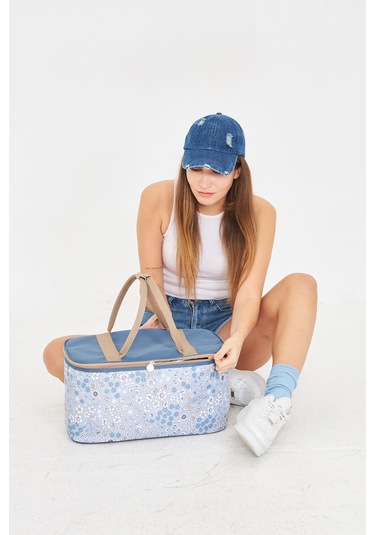 Superbag 22 Litre Piknik/kamp Çantası Sepeti. Termal Termos Çanta Sıcak-soğuk Koruma Sağlar Roza-61929032 Roza Çok Renkli