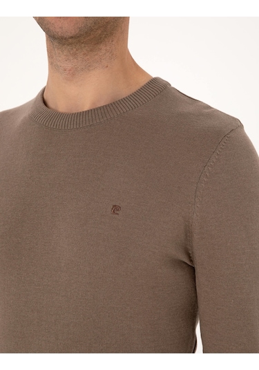 Pierre Cardin Erkek Vizon Kazak /triko 50314192-vr174 Vizon