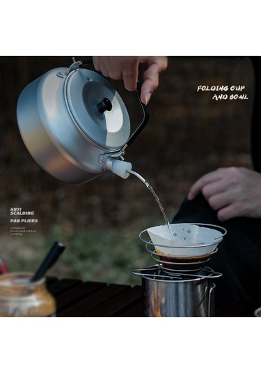 Yuntech01 Kahve Demleme Ağzı İle Paslanmaz Çelik Su Isıtıcısı - 800 Ml Kapasiteli Diğer