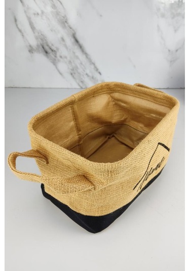 Digithome Hasır Çok Amaçlı Düzenleyici Organizer Mini Dikdörtgen Sepet Siyah - Cly-j1006 C1-1-121