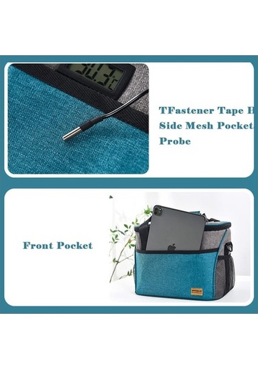 Jzcat- Piknik Yalıtımlı Çanta-15l Soğuk Çanta Sıcaklık Siyah