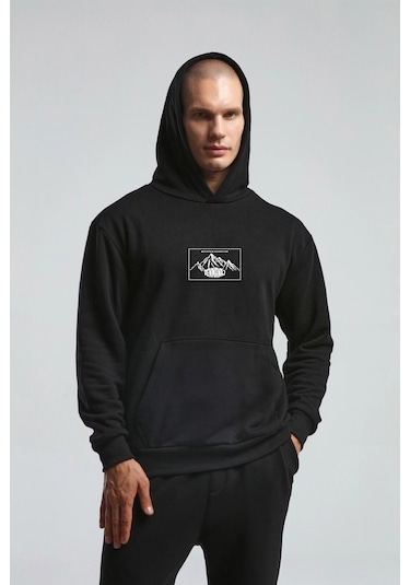 Kappa Benmanaj Erkek Beyaz Sweatshirt - Siyah Siyah