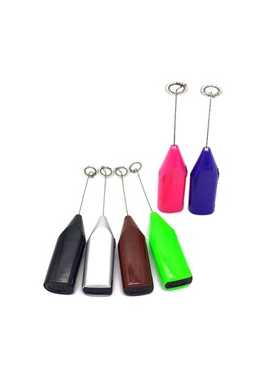 Yasammerkezi No.6 Tarzı 1 Adet Mini Elektrikli El Mikser Mutfak Çırpıcı Çırpma Paslanmaz Çelik Kahve Wg Ahşap