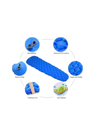 Wondernest Yatağı Wscm-002 Wıdesea Turuncu Şişme Mat Katlanır Kamp Yatak Hava - Mi, Taşınabilir Ve Rahat Turuncu