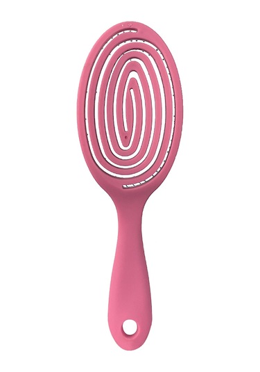 Claris Pro 3 Boyutlu Profesyonel Saç Fırçası Oval Pembe