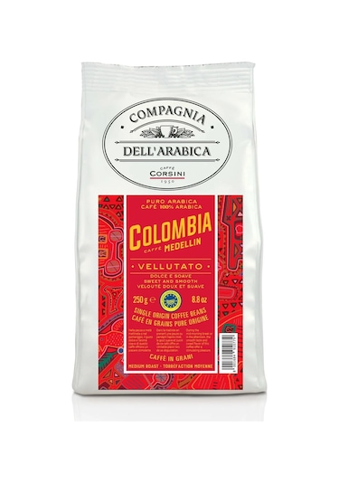 Caffe Corsini %100 Arabica Çekirdek Kahve Tadım Seti 4 x 250 G