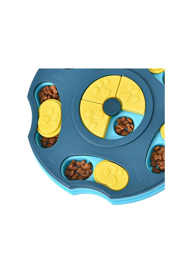 Suntek Köpek Yapboz Oyuncak Yavaş Besleyici Evcil Mavi