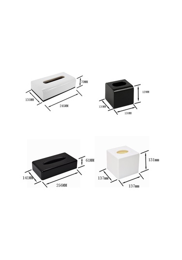 Z203 Siyah Masaüstü Tuvalet Kağıdı Rulosu, Kare A