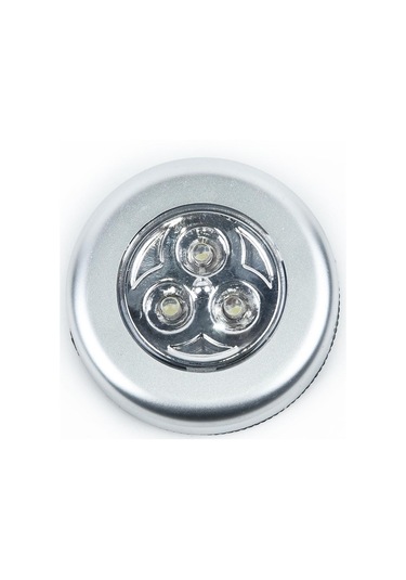 Jms Akülü 3led Kabin Altı Dokunmatik Çubuk Gece Işığı Dolabı Mutfak Merdiven Dolabı İçin Gümüş