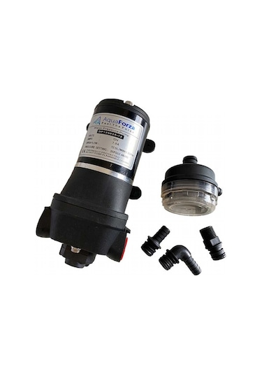 Aquaforza Tekne ve Karavan Hidrofor Su Pompası 12.5 Litre - Dk 35Psi Voltaj:12v