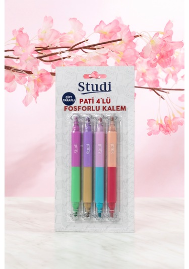 Studi Pati 4'lü Çift Taraflı Fosforlu Kalem