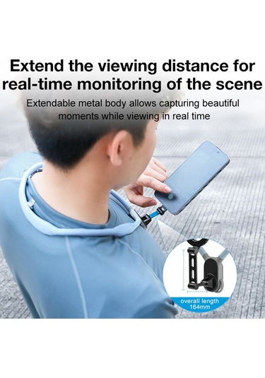 Yunboo Boyun Askılı Güçlü Mıknatıslı Telefon Tutucu - İphone 15/14/13/12 Uyumlu Pov Video Çekim