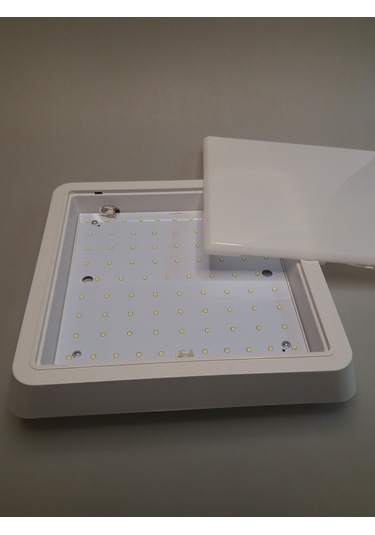 20W Kare Ledli Profonya Armatür Beyaz