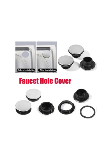 Joyhub Mingjin Shop2 C Tarzı 1 Adet Musluk Delik Kapağı Paslanmaz Çelik Musluk Deliği Kapağı Mutfak Mutfak Lavabo Fişi Drenaj Mühür Sabunluk 9uan8g Renkli Çok Renkli