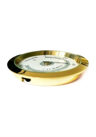 Analog Higrometre Nem Ölçer Humidor Puro Kutusu için Metal Çerçev N11.1836