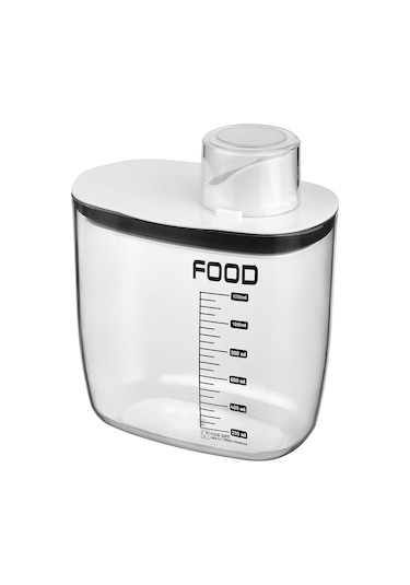 Çok Amaçlı Erzak Kabı 1300 Ml. Beyaz