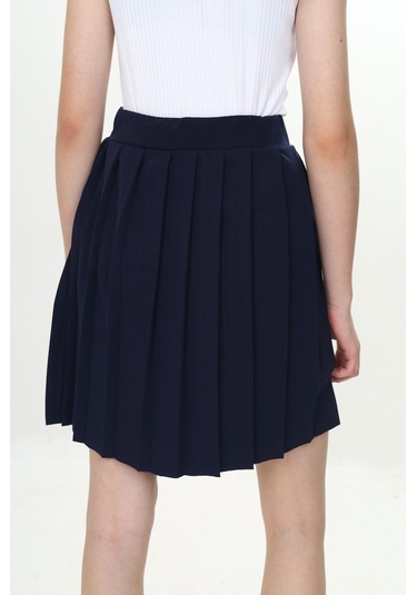 Toontoy Kız Çocuk Piliseli Okul Etek Lacivert