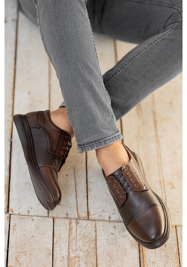 Daxtors D0235 Günlük Ortopedik Erkek Klasik Garantili Ayakkabı 001