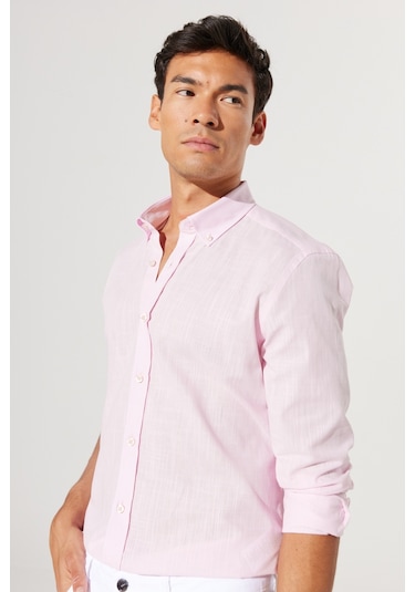 Ac&Co / Altınyıldız Classics Erkek Gömlek (476750241) Pembe