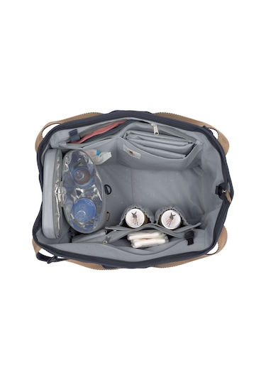 Lassig Twin Bebek Bakım Seyahat Çantası Navy Lacivert