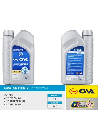 Gva Antifriz 1 Lt -56 C Mavi Koli 12 Ad IS00-GVA 9930231