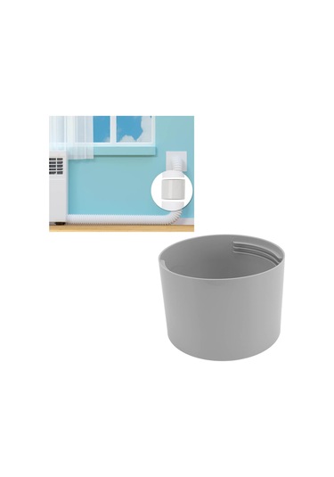 Ximistore9 Ev Tipi Taşınabilir Klima Exhaust Boru Bağlantısı, 150mm 5.9 İnç Universal Uç, Saat/yönsüz Vida, Abs Malzeme, İyi Sızıntı Engeli, Kolay Kurulum Aksesuarı