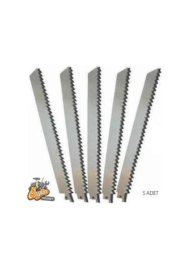 Tilki Kuyruğu Testeresi 5 Adet Kemik Kesmebıçağı Ağaç Kesme Uzun