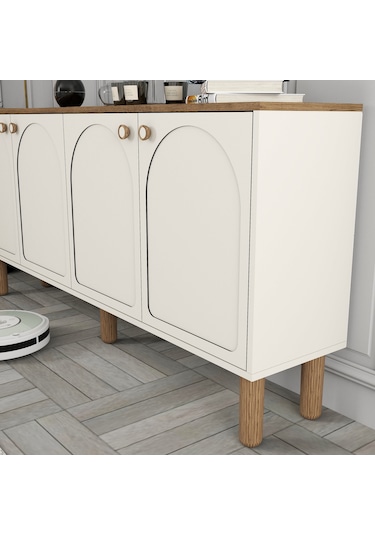 Bohem Konsol - Beyaz Krem