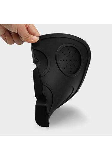 Suntek Espresso Mat Kahve Sıkıştırma Matı Silikon Mat Siyah