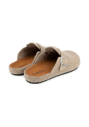 Ranta 36803 Anatomik Keçe Erkek Terlik Bej Bej