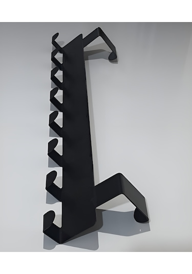Hvngroup Metal Amerikan Kapı Arkası Askılık Organizer Askılık Siyah