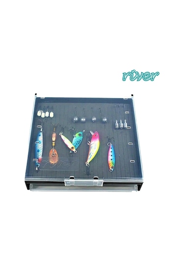 River Çok Amaçlı Lrf Ekipman Kutusu Siyah -8731 - 15 Cm