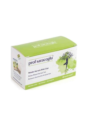 Prof Saraçoğlu Relaks Karışık Bitki Çayı 20'li
