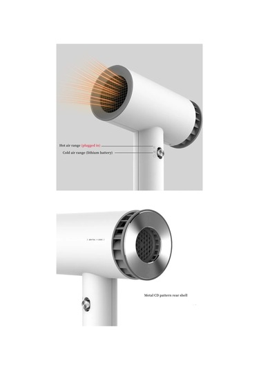 Lixiaqu01 Yeni Kablosuz Saç Kurutma Makinesi Yüksek Rüzgar Hızı