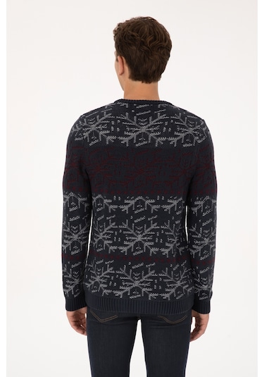 U.S. Polo Assn. Erkek Açık Lacivert Kazak 50308237-VR059 U.S. Polo Assn. Erkek Açık Lacivert Kazak 50308237-VR059
