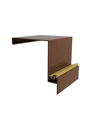 Contacall Ahşap Amerikan Kapı Kasa Fitili Ahşap Kapı Contası 25 Metre Bronz