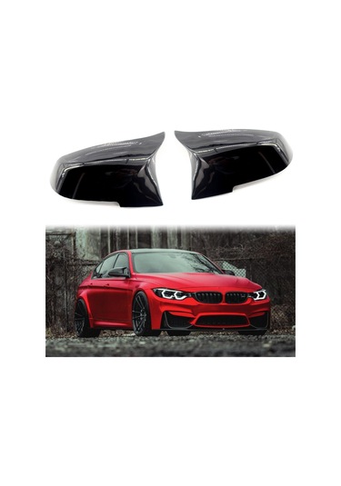 Wezone Bmw F30 F31 F32 F33 F36 Serisi Araçlar İçin Abs Materyal Kapaklı, Parlak Siyah/mat Siyah/karbon Fiber Seçenekli Geribakış Aynası Kapağı Çifti