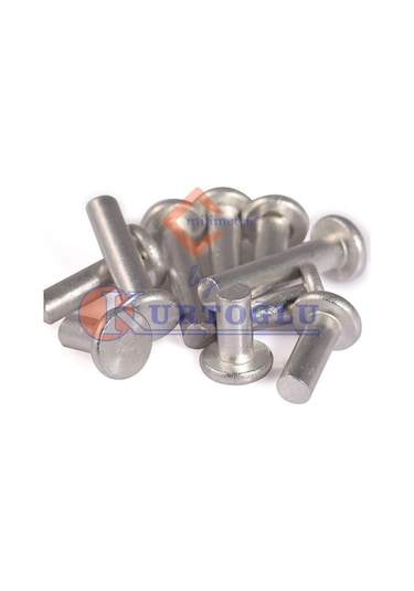 Alüminyum Düz Başlı Perçin 2MM x 8MM 500 G