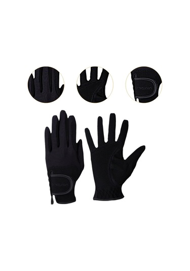 Homyl At Binme Eldivenleri Bisiklet Bahçecilik Antrenman Xs Siyah