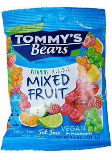 Tommy's Bears Vegan Meyve Aromalı Yumuşak Şekerleme 127.5 G