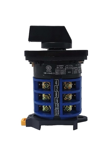 Ray Monte Din Anahtarı Lw2632a Döner Kontrol Motor Dağıtım Kutusu Güç Anahtarı 1 0 2,2 Bölüm