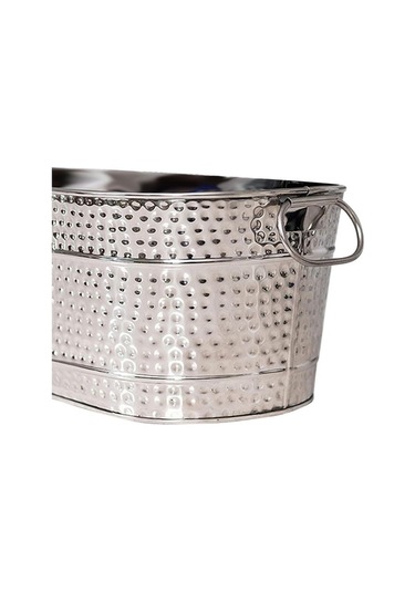 Flybuy Suntek Galvanizli Şarap Soğutma Buz Kovası, Şampanya Için, Partiler İçin, Kullanışlı Ve Dayanıklı Arjantin