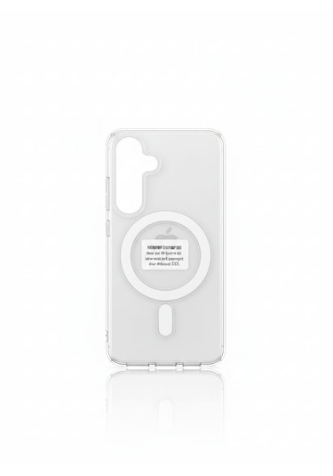 Samsung S 25 / S 24 Uyumlu Magsafe Kılıf Modeli Şeffaf
