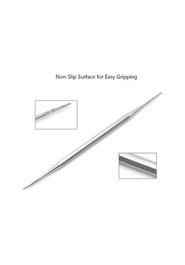 Qingmipy "çift Uçlu Tırnak Törpüsü - Batık Tırnak Temizleme Aleti, Paslanmaz Çelik Profesyonel Set"