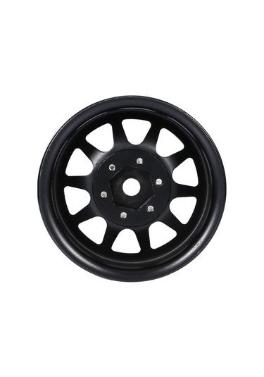 Besthome1 1/10 Rc Tırmanma Aracı Jant 2x1.9 Çinko Alaşımlı Siyah