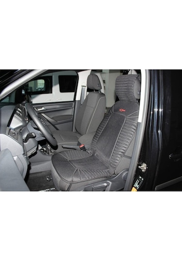 Koltuk ısıtıcı minder alt ve sırt bölge ayarlı siyah space