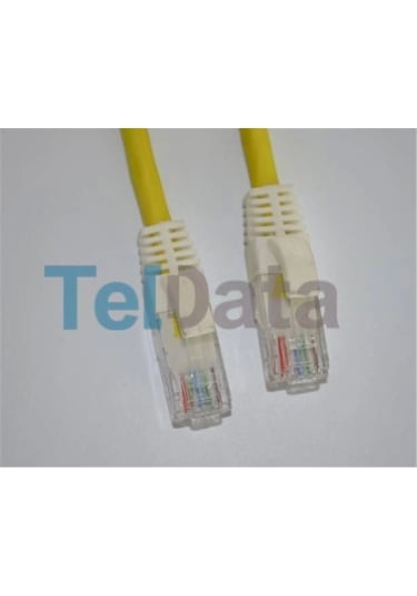 Teldata Tld-030yy Cat6 0.30mt Sarı Utp Patch Kablo
