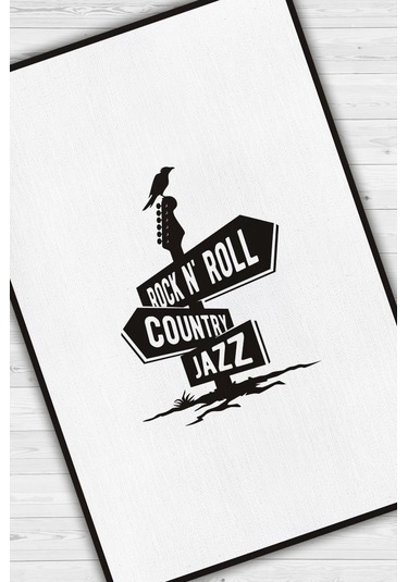 Homshtag Üç Müzik Tarzı Halı Siyah Beyaz Halı Caz Rock Sever Halısı Çok Renkli