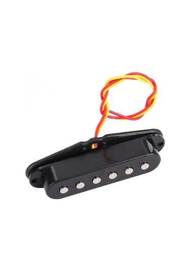 Hfambition St Elektro Gitar Telsiz Mikrofonu Manyetik - Titreşimden Elektrik Sinyali Dönüştürücü, Ses Netliği Ve Sabit Tutma Özelliği, Siyah