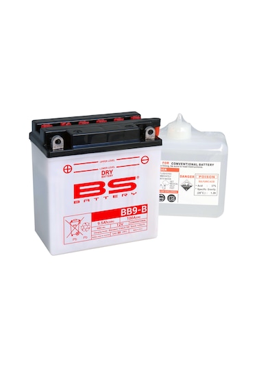Bs Battery Bb9-b Dry Motosiklet Aküsü